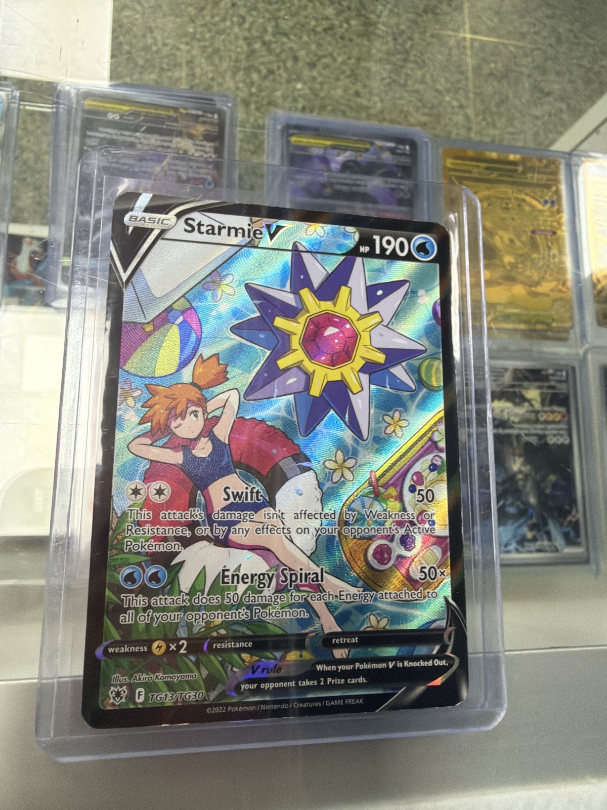 Starmie V - SWSH10: Astral Radiance Trainer Gallery (SWSH10:TG) (DMG)