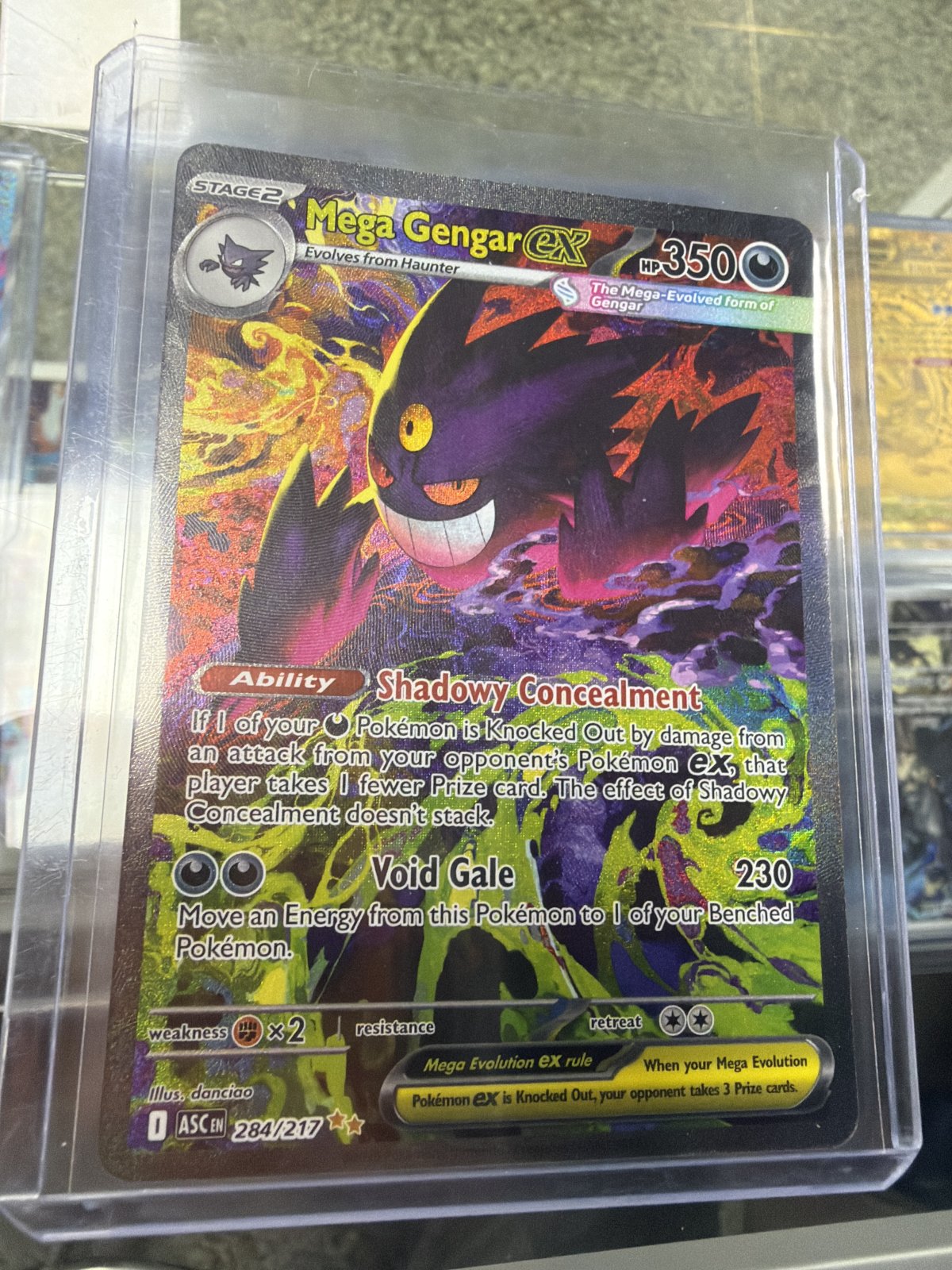 Mega Gengar ex - 284/217 - ME: Ascended Heroes (ASC) (NM)