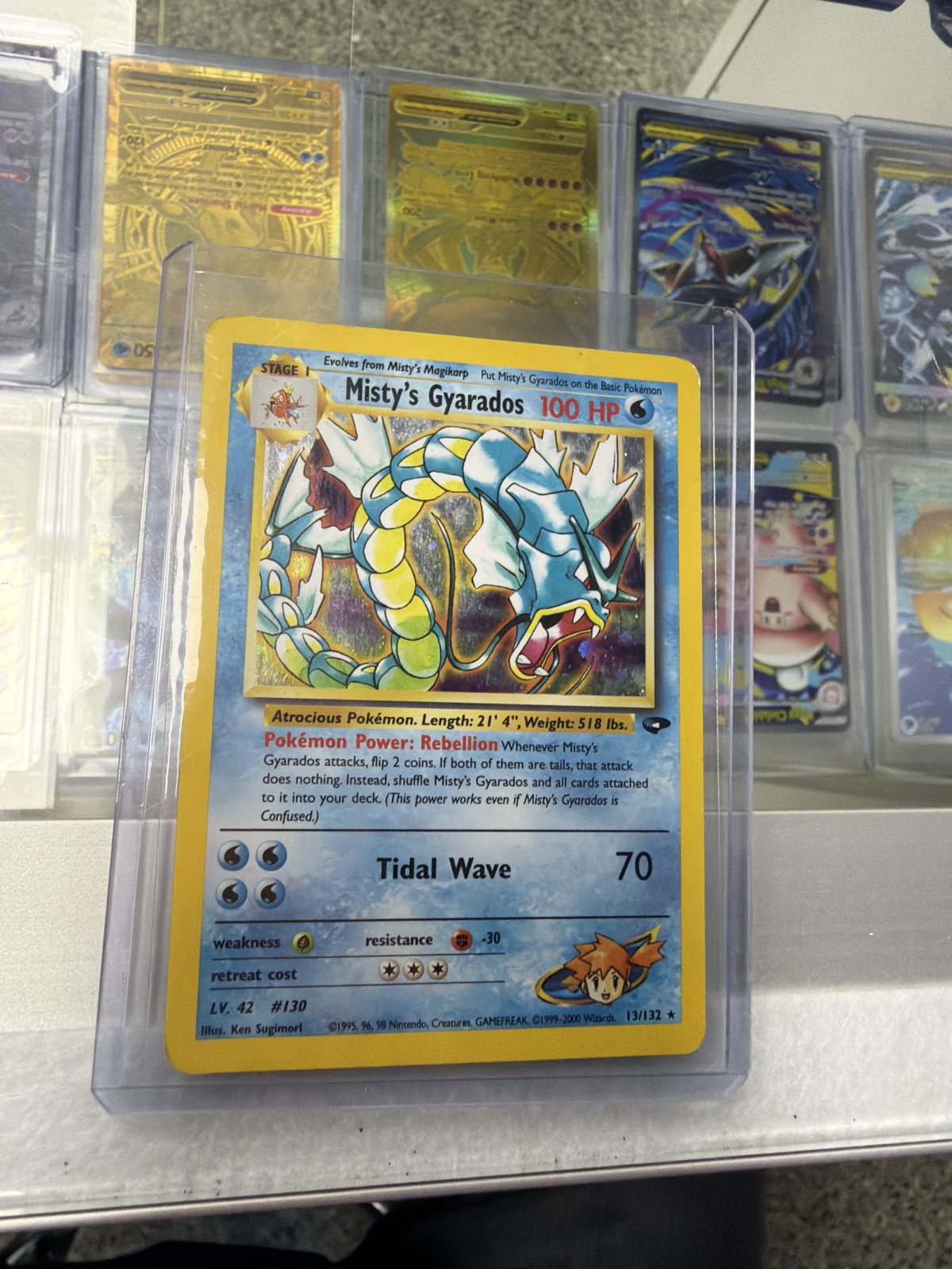 Misty's Gyarados - Gym Challenge (G2) (DMG)