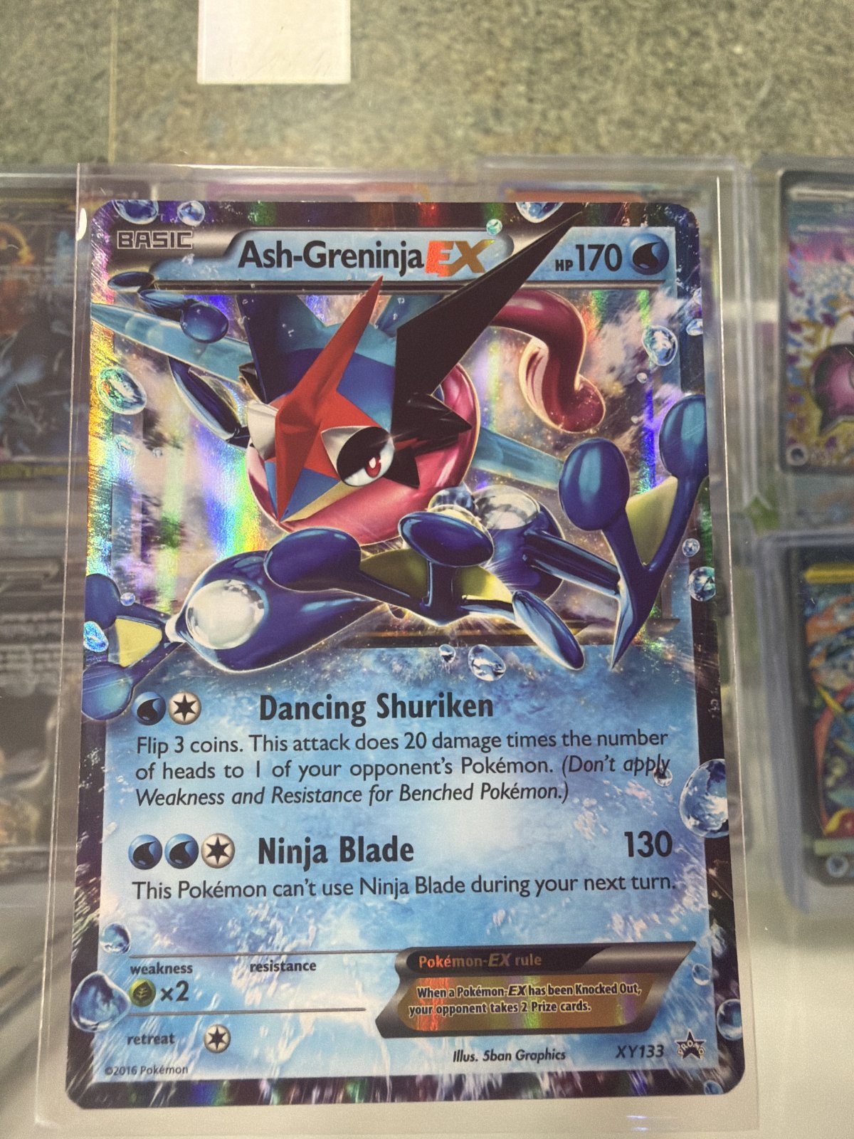 Ash-Greninja EX - XY133 - XY Promos (PR)(NM)