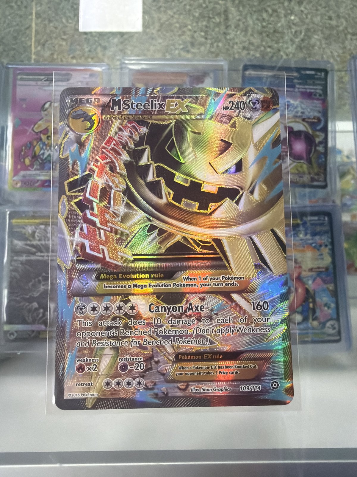 M Steelix EX (Full Art) - XY - Steam Siege (STS)(HP)