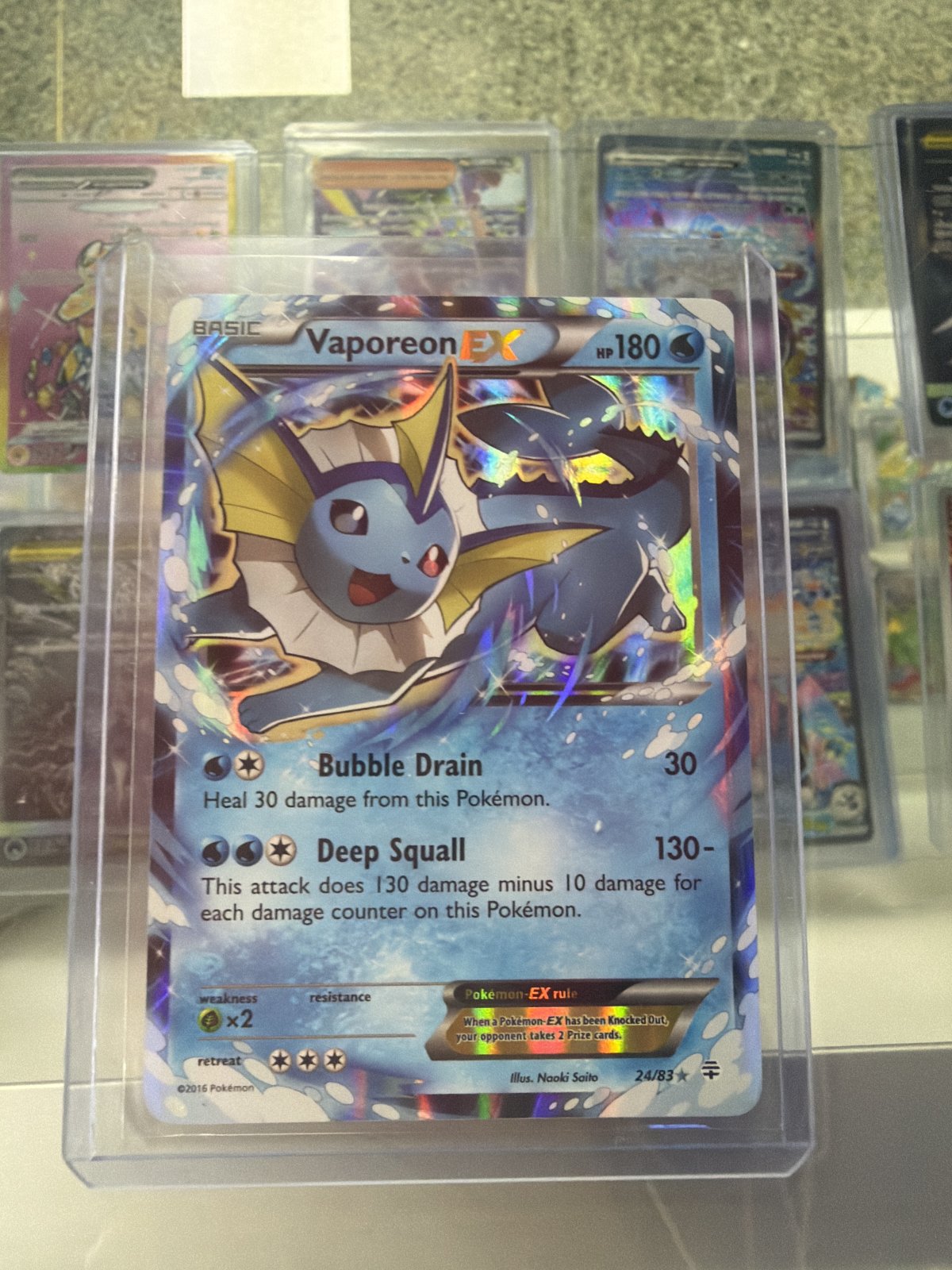 Vaporeon EX - Generations (GEN)(NM)