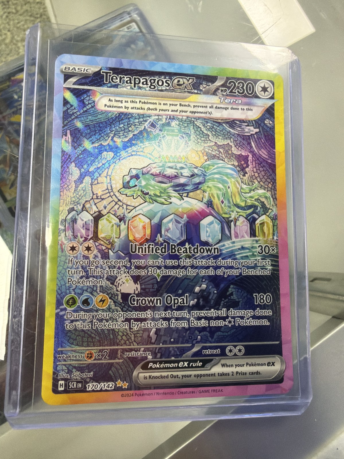 Terapagos ex - 170/142 - SV07: Stellar Crown (SCR)(NM)