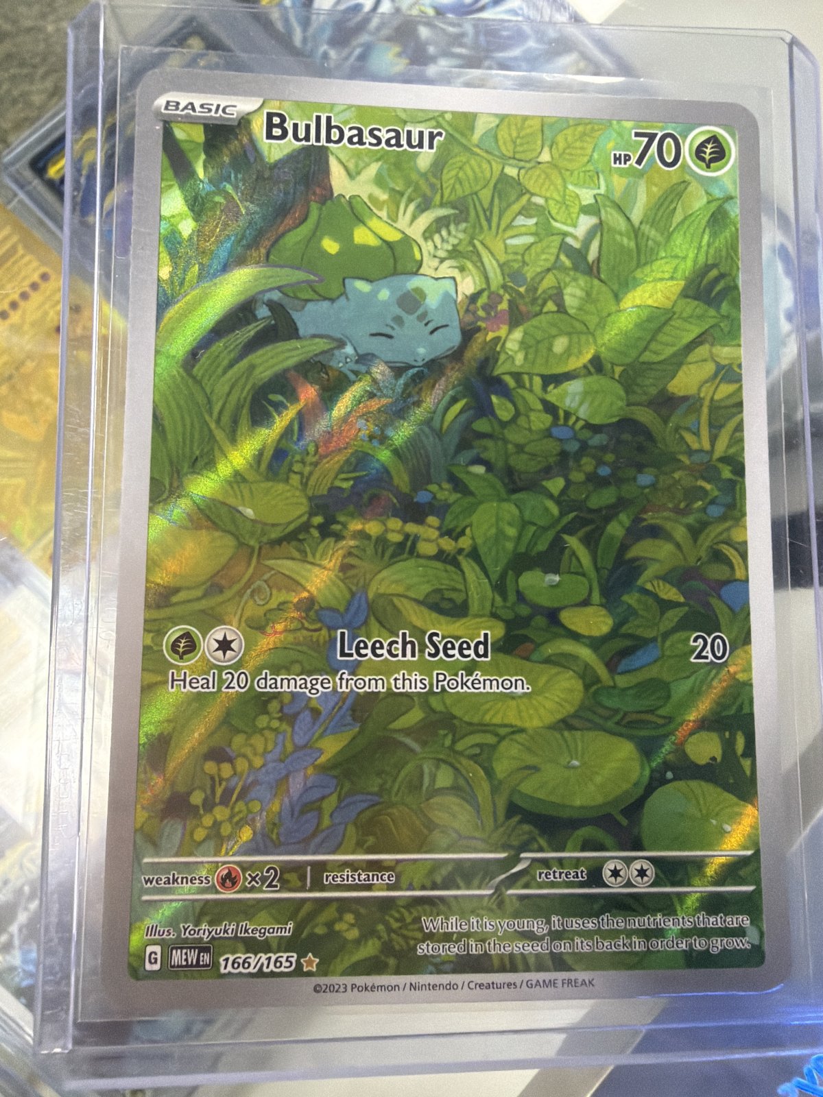 Bulbasaur - 166/165 - SV: Scarlet & Violet 151 (MEW)(NM)