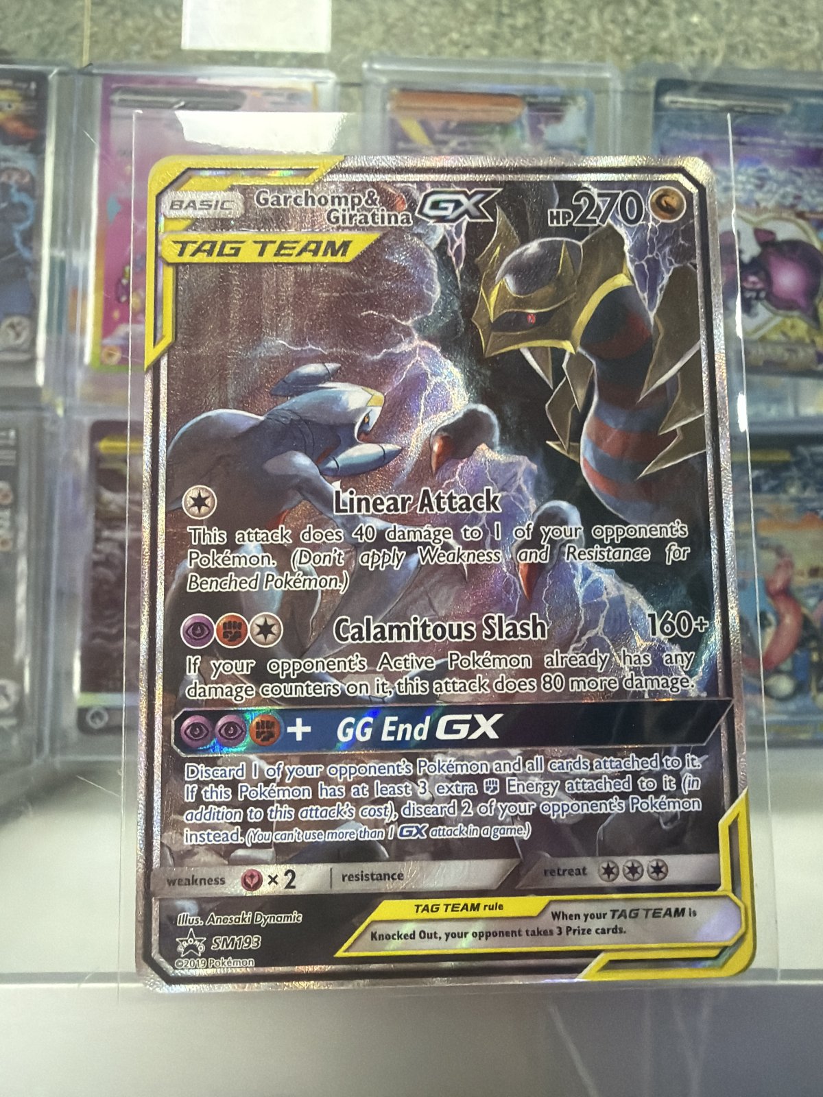 Garchomp & Giratina GX - SM193 - SM Promos (SMP)(NM)