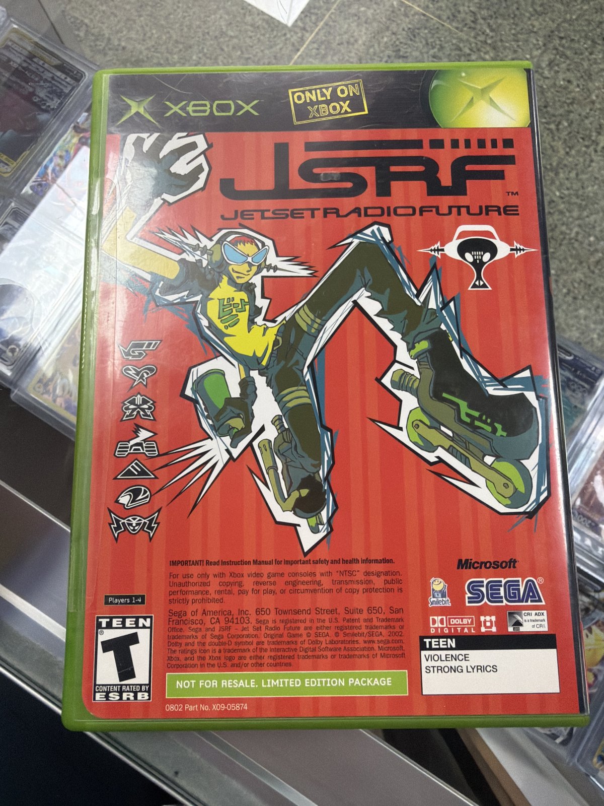 Sega GT 2002 and Jet Set Radio Future — Xbox