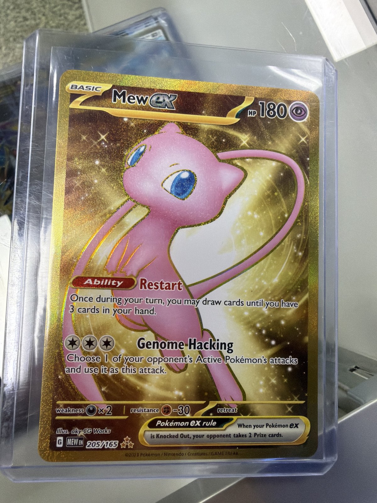 Mew ex - 205/165 - SV: Scarlet & Violet 151 (MEW)(NM)