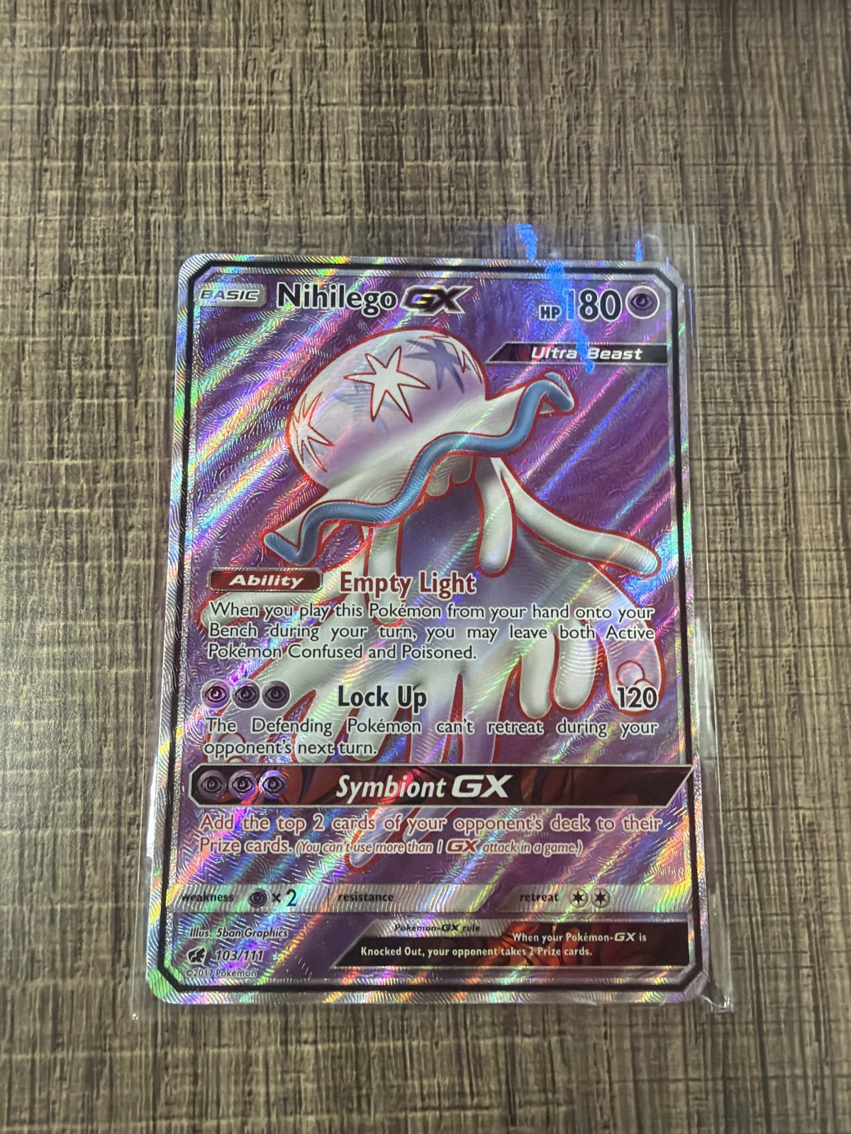 Nihilego GX (Full Art) - SM - Crimson Invasion (SM04)(NM)