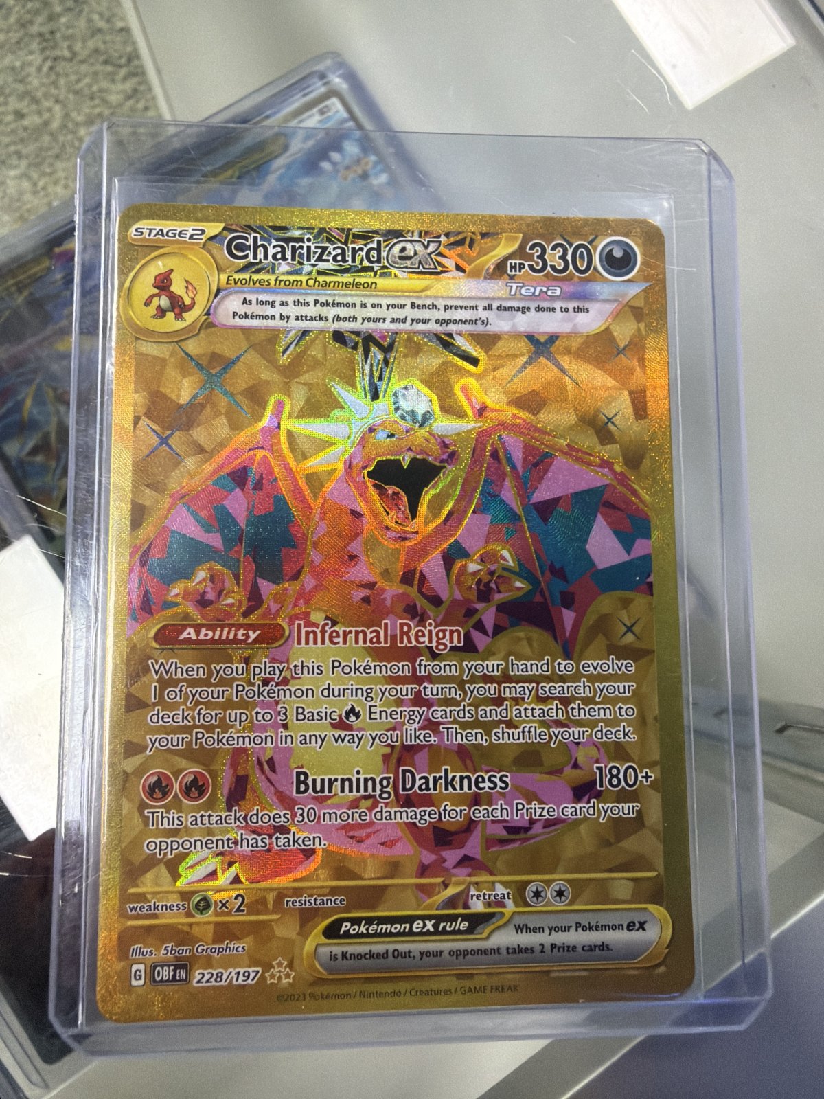 Charizard ex - 228/197 - SV03: Obsidian Flames (OBF) (NM)