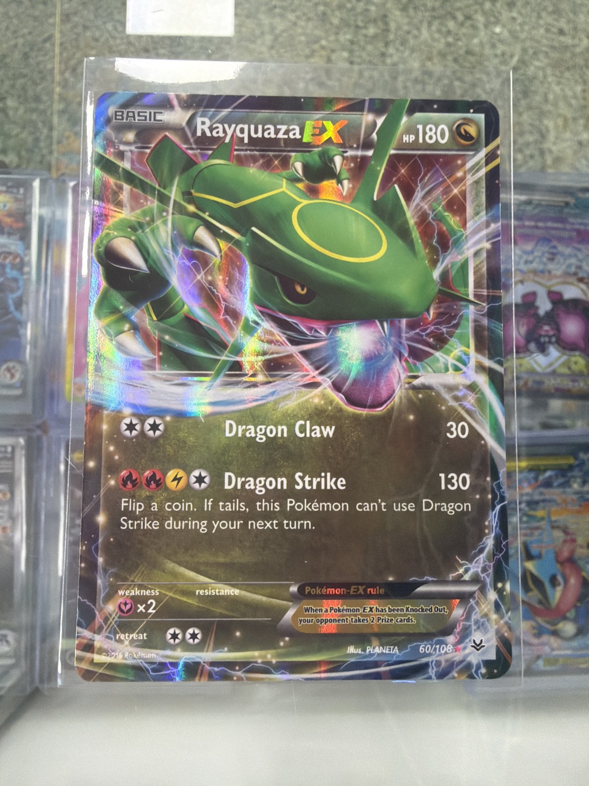 Rayquaza EX (60) - XY - Roaring Skies (ROS)(LP)
