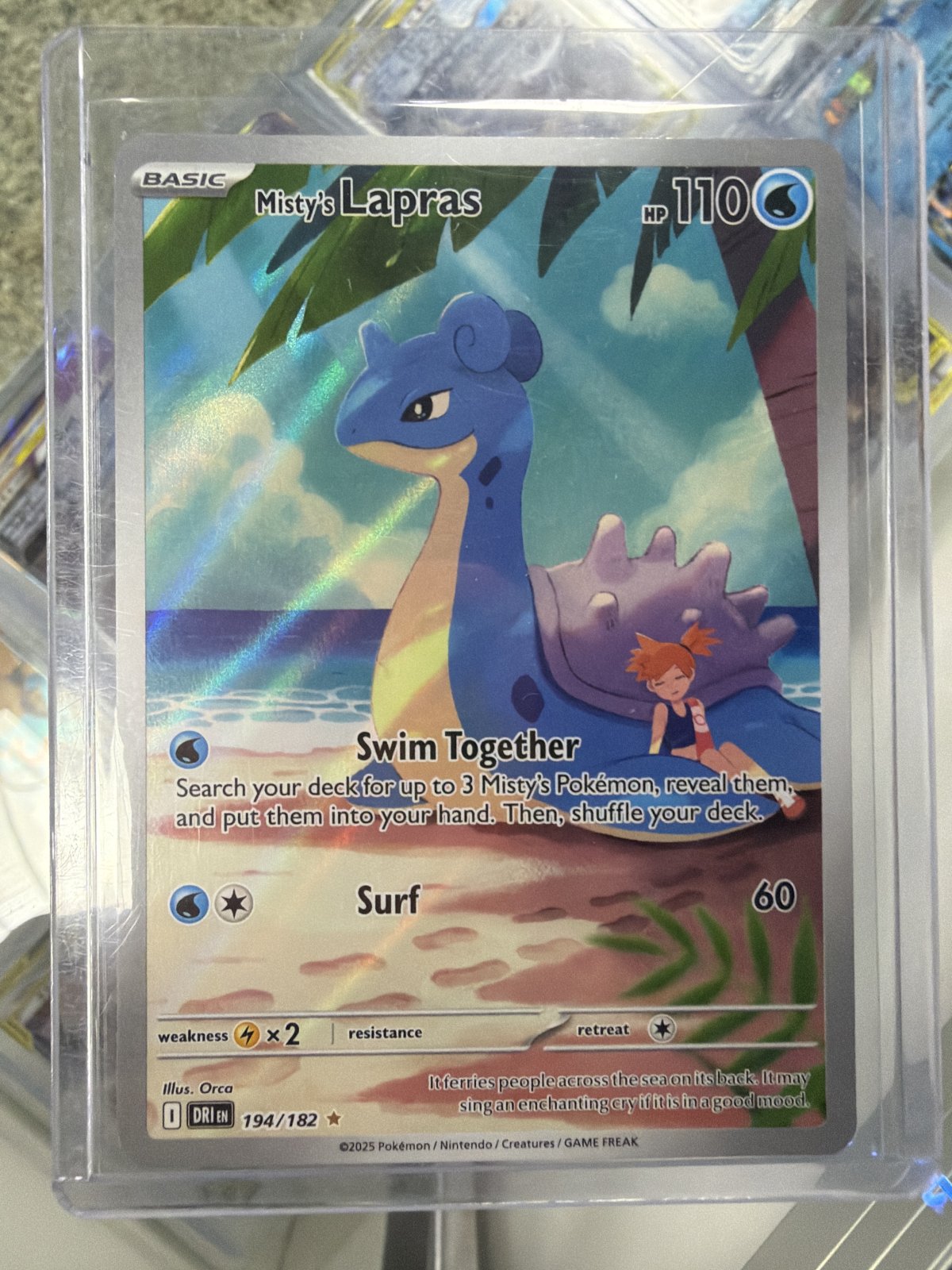 Misty's Lapras - 194/182 - SV10: Destined Rivals (DRI) (NM)