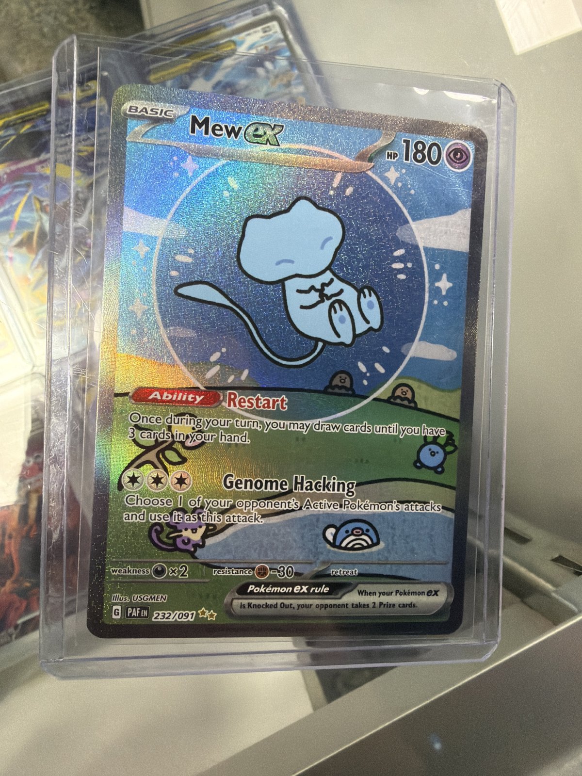 Mew ex - 232/091 - SV: Paldean Fates (PAF)(NM)