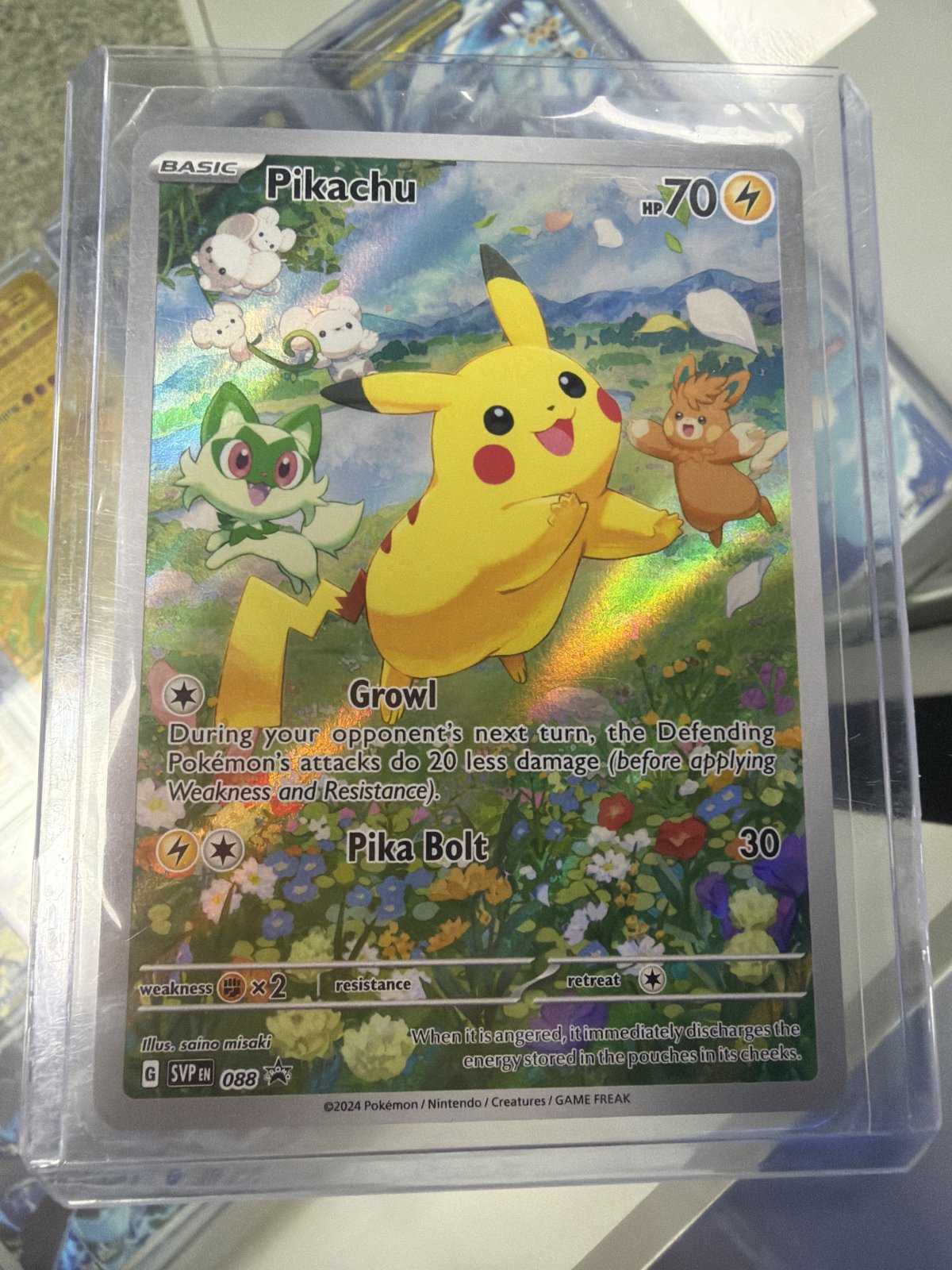 Pikachu - 088 - SV: Scarlet & Violet Promo Cards (SVP)(NM)