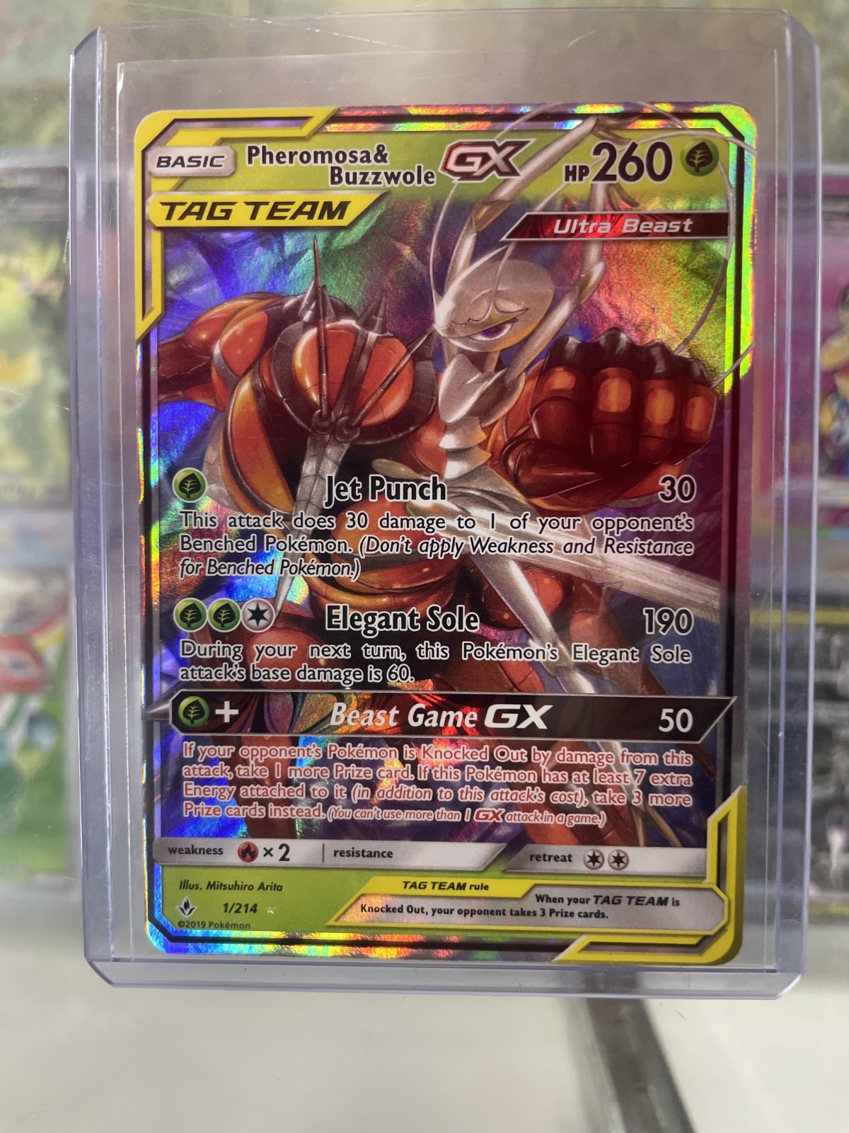 Pheromosa & Buzzwole GX - SM - Unbroken Bonds (SM10)  (NM) — PlayStation 5