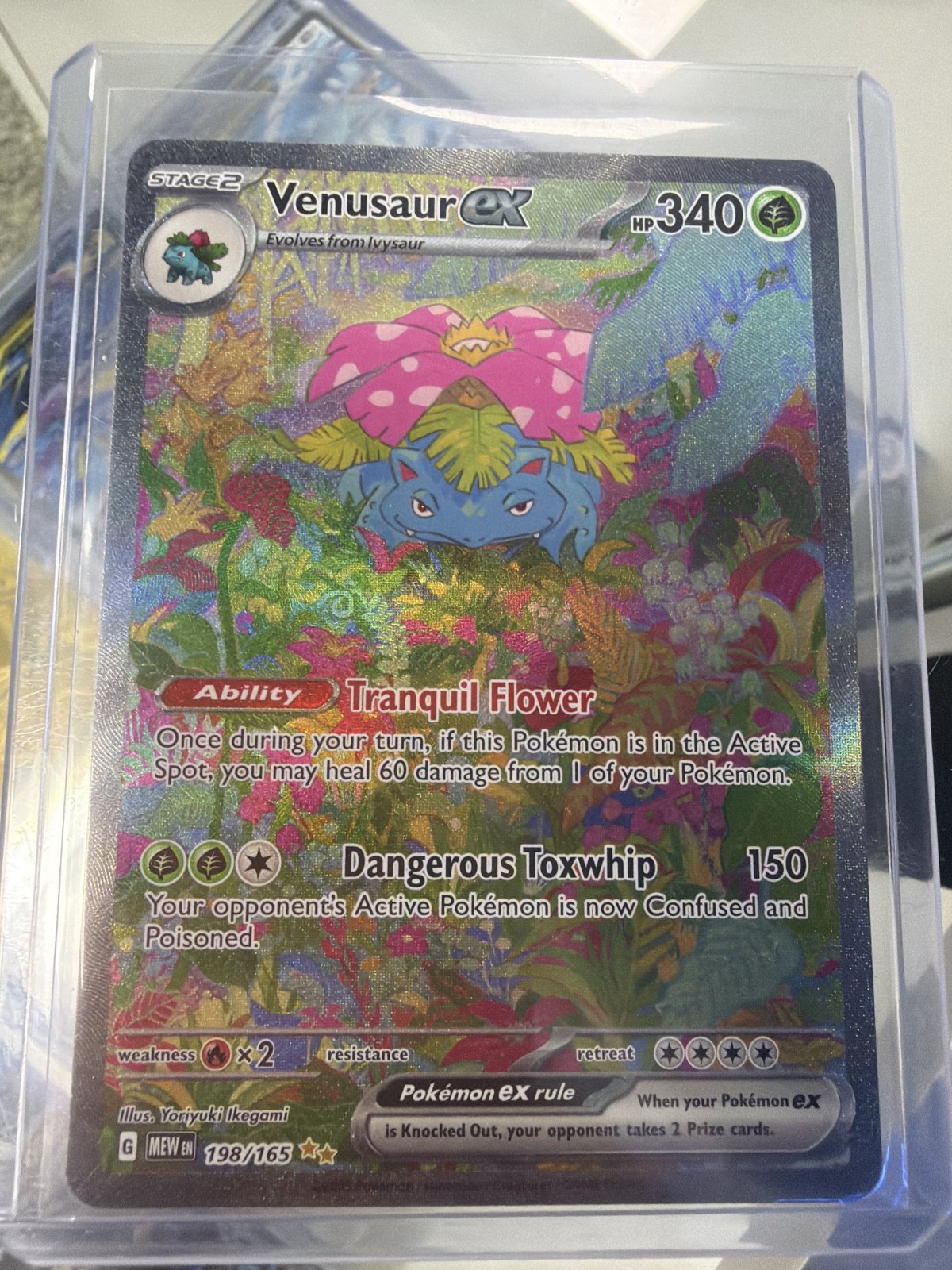 Venusaur ex - 198/165 - SV: Scarlet & Violet 151 (MEW) (NM)