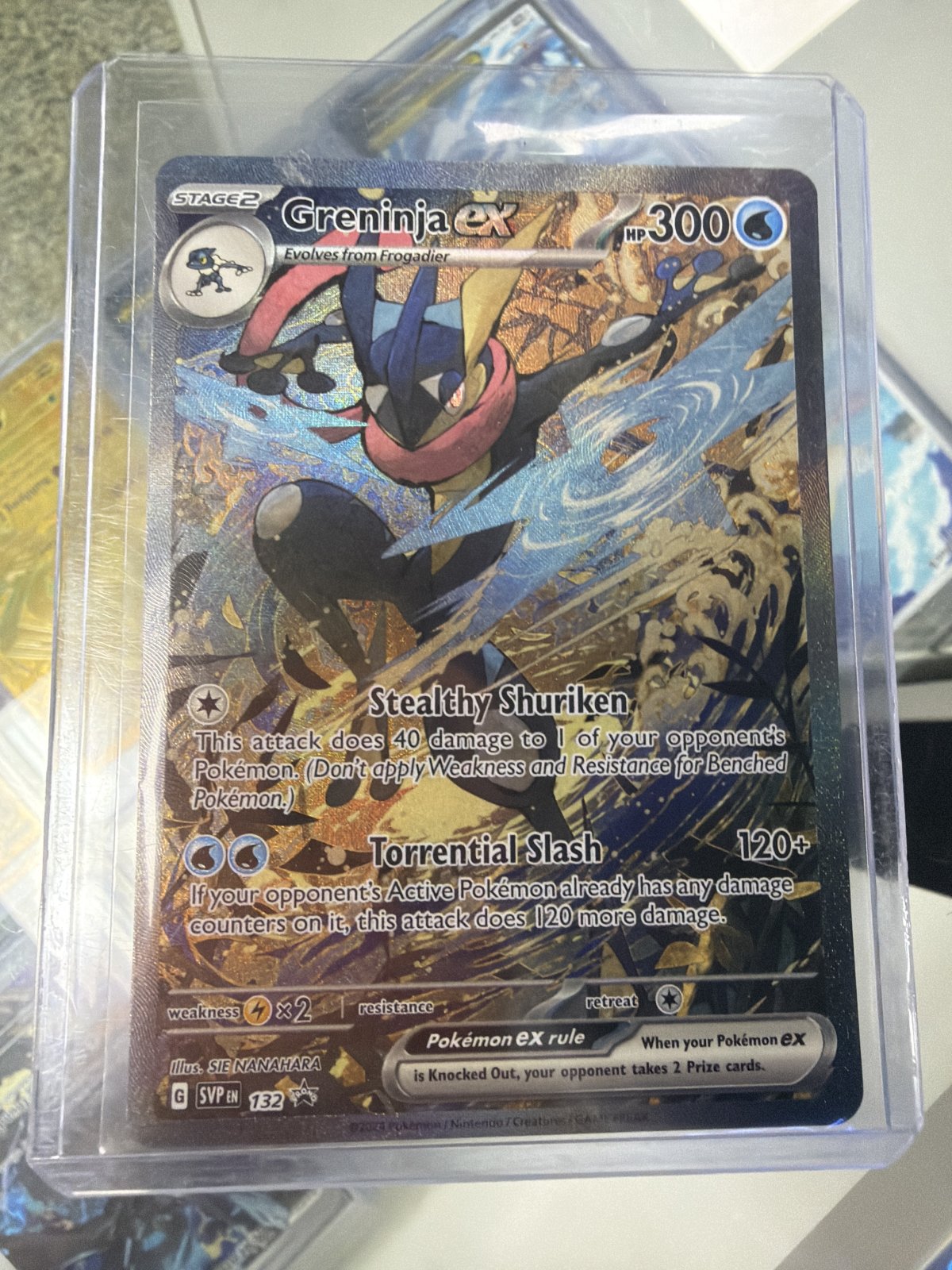 Greninja ex - 132 - SV: Scarlet & Violet Promo Cards (SVP)(NM)