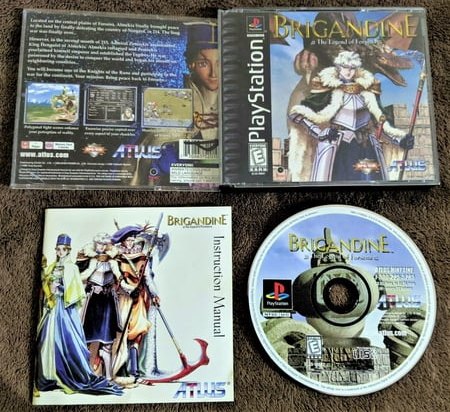 Brigandine: The Legend of Forsena - Complete in Box - Black Label - Tested - PS1 Playstation 1 PSX — PlayStation