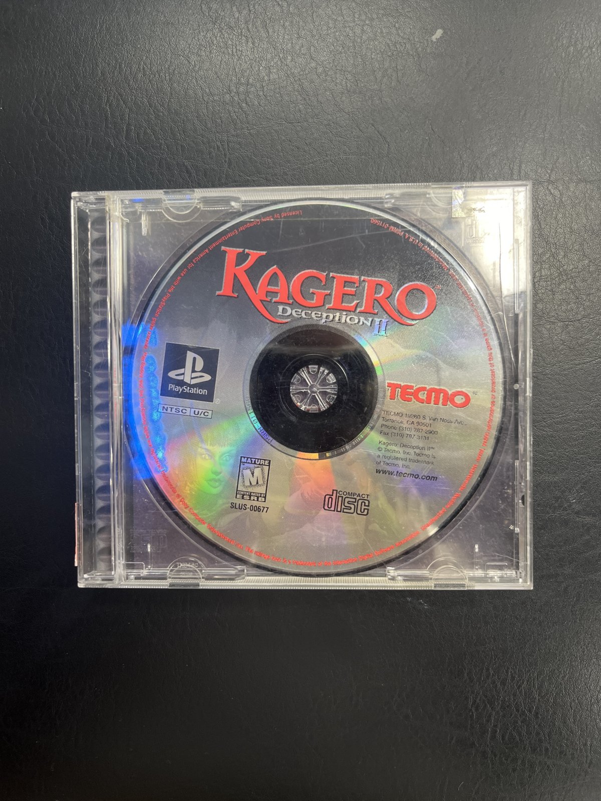 Kagero: Deception II - Sony PlayStation 1, 1998 - Complete Mint - PS1- Tecmo — PlayStation