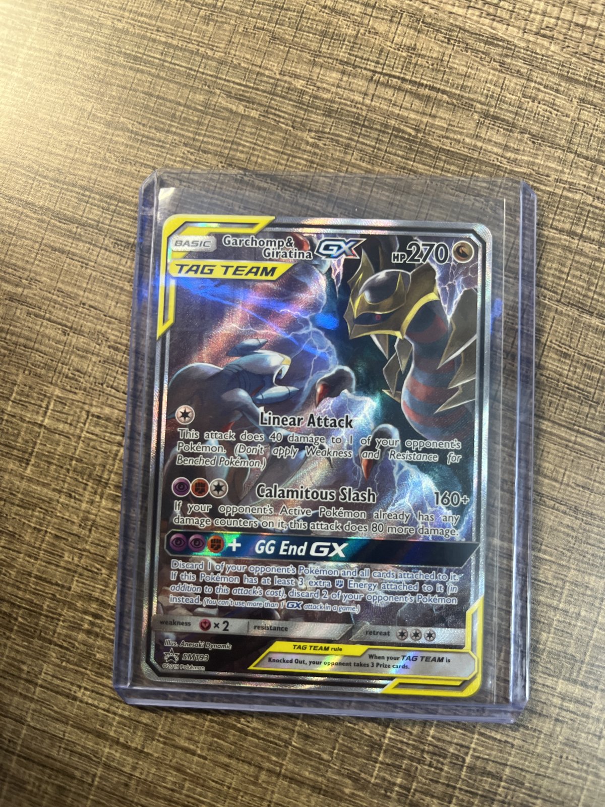 Tag team Garchomp & Giratina-GX #SM193