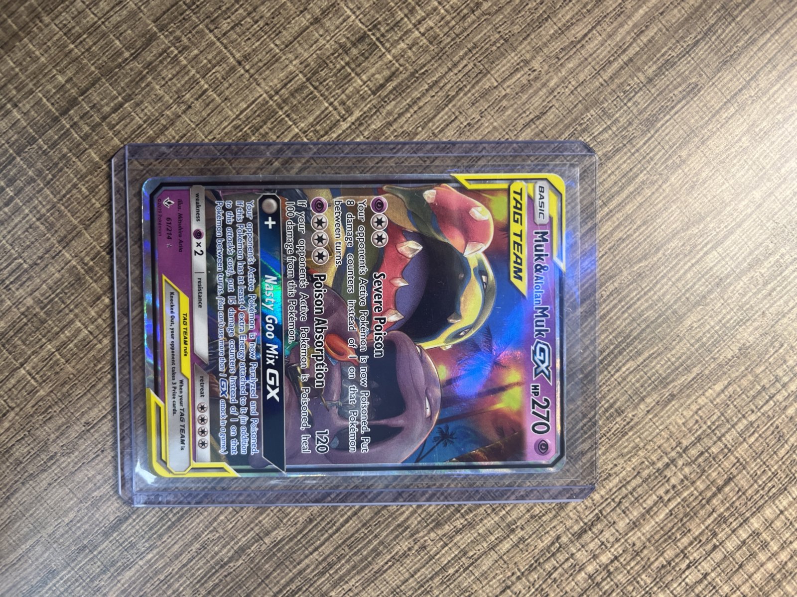 Tag team Muk & Alolan Muk-GX #61/214