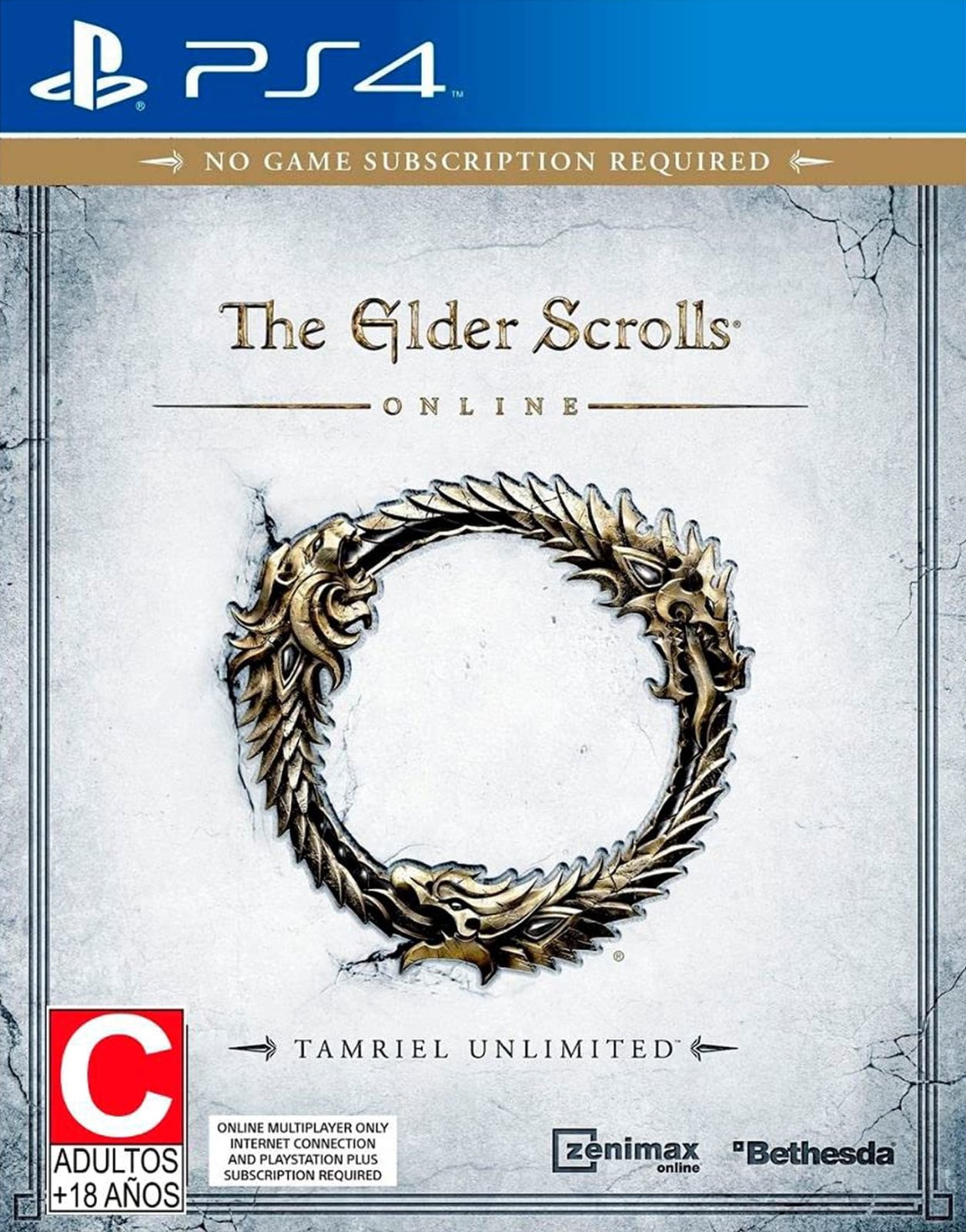 Bethesda Elder Scrolls Online: Tamriel Unlimited Video Game for PS4 or Xbox One — PlayStation 4