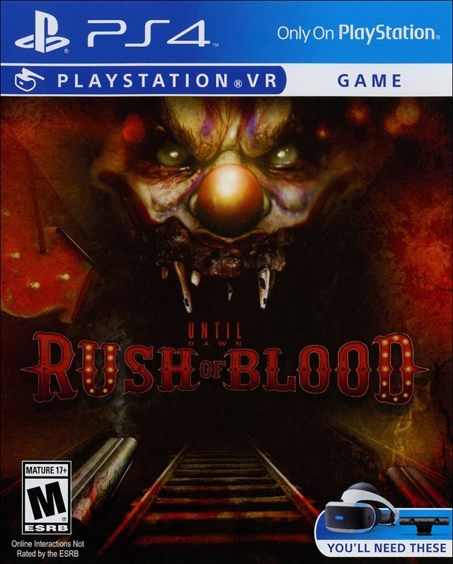 Sony Playstation: Until Dawn: Rush of Blood Vr - Until Dawn: Rush of Blood Vr — PlayStation