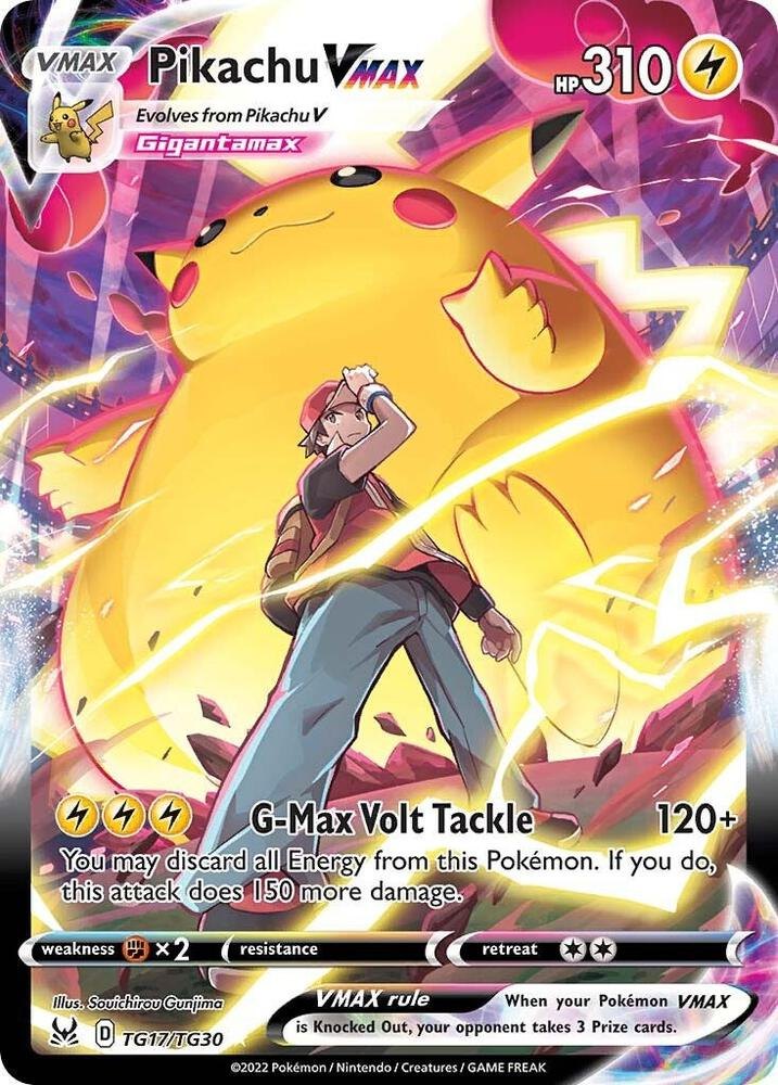 Pikachu VMAX - TG17/TG30 - SWSH11: Lost Origin Trainer Gallery (SWSH11: TG) (NM)
