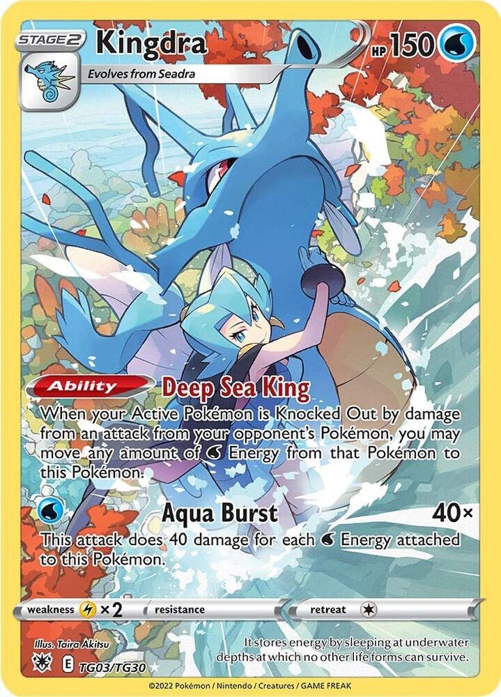 Kingdra - TG03/TG30 - SWSH10: Astral Radiance Trainer Gallery (SWSH10:TG) (NM)