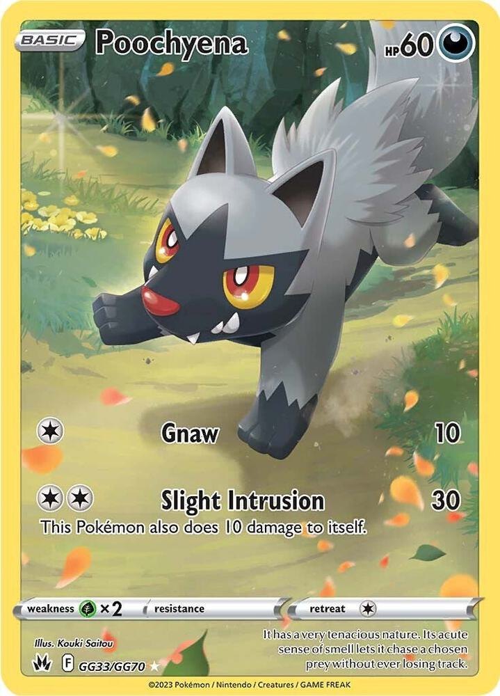 Poochyena - GG33/GG70 - SWSH: Crown Zenith: Galarian Gallery (CRZ:GG) (NM)