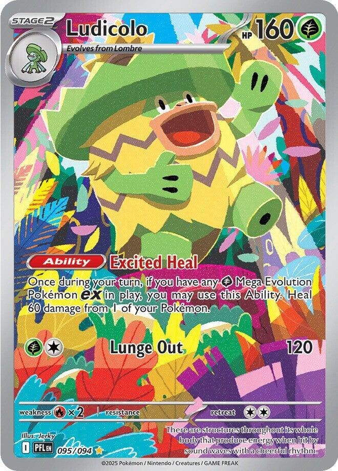 Ludicolo - 095/094 - ME02: Phantasmal Flames (PFL) (NM)