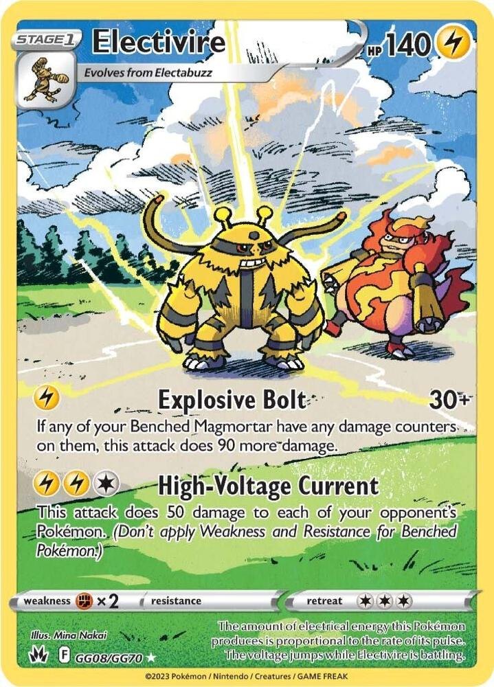 Electivire - GG08/GG70 - SWSH: Crown Zenith: Galarian Gallery (CRZ:GG) (NM)