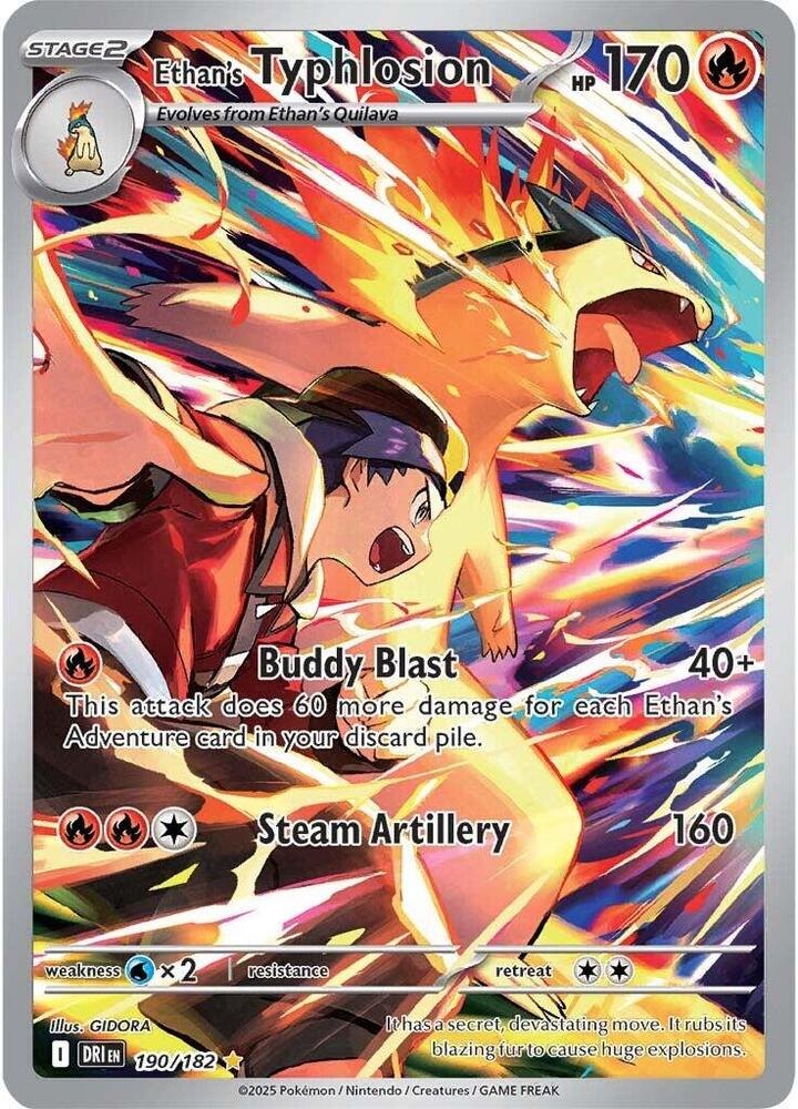 Ethan's Typhlosion - 190/182 - SV10: Destined Rivals (DRI) (NM)