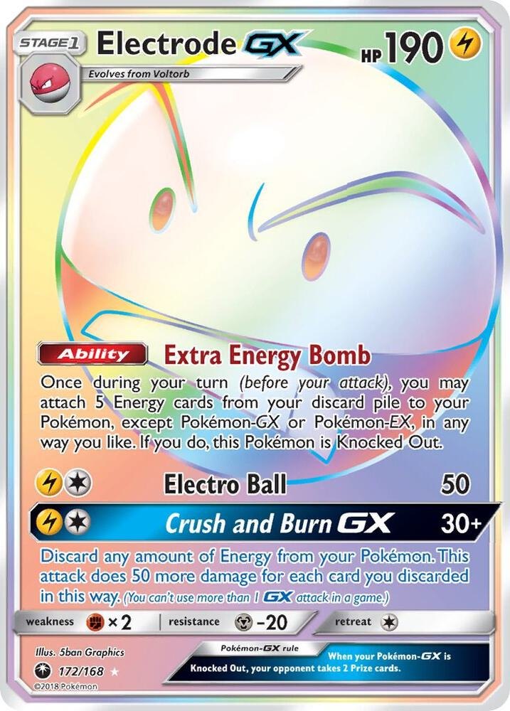 Electrode GX (Secret) - 172/168 - SM - Celestial Storm (CES) (HP)