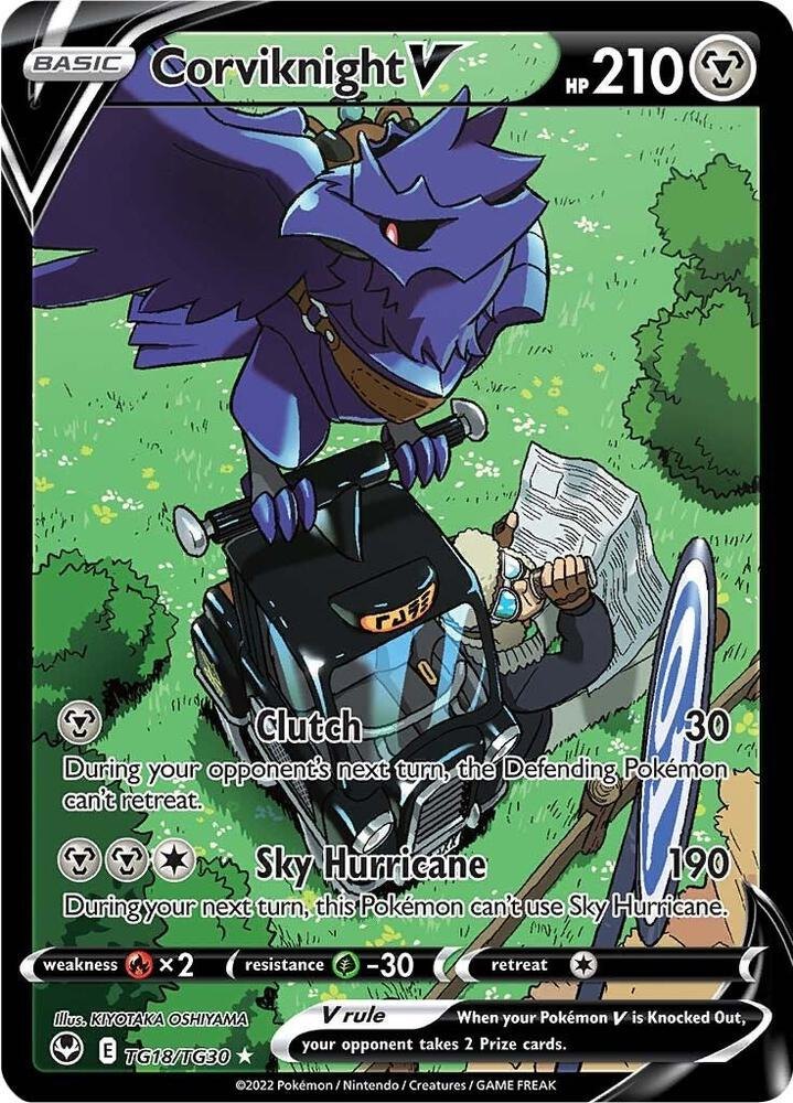 Corviknight V - TG18/TG30 - SWSH12: Silver Tempest Trainer Gallery (SWSH12: TG) (NM)