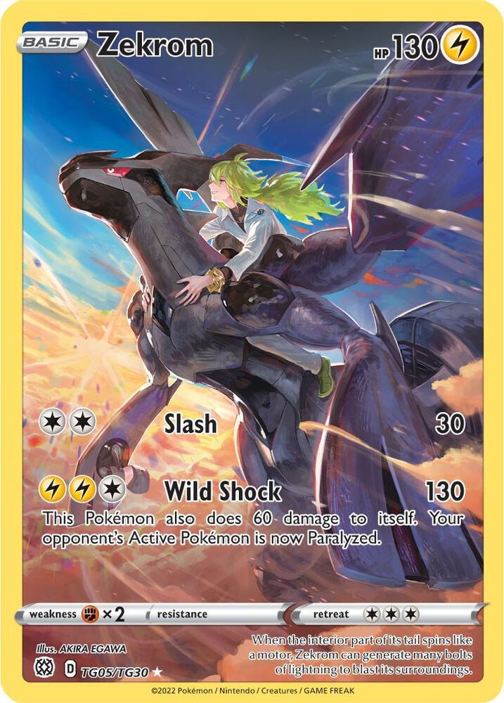 Zekrom - TG05/TG30 - SWSH09: Brilliant Stars Trainer Gallery (SWSH09:TG) (NM)
