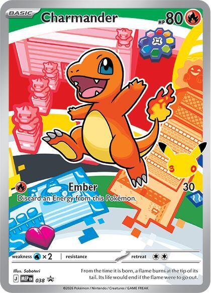 Charmander - 038 - 038 - ME: Mega Evolution Promo (MEP) (NM)