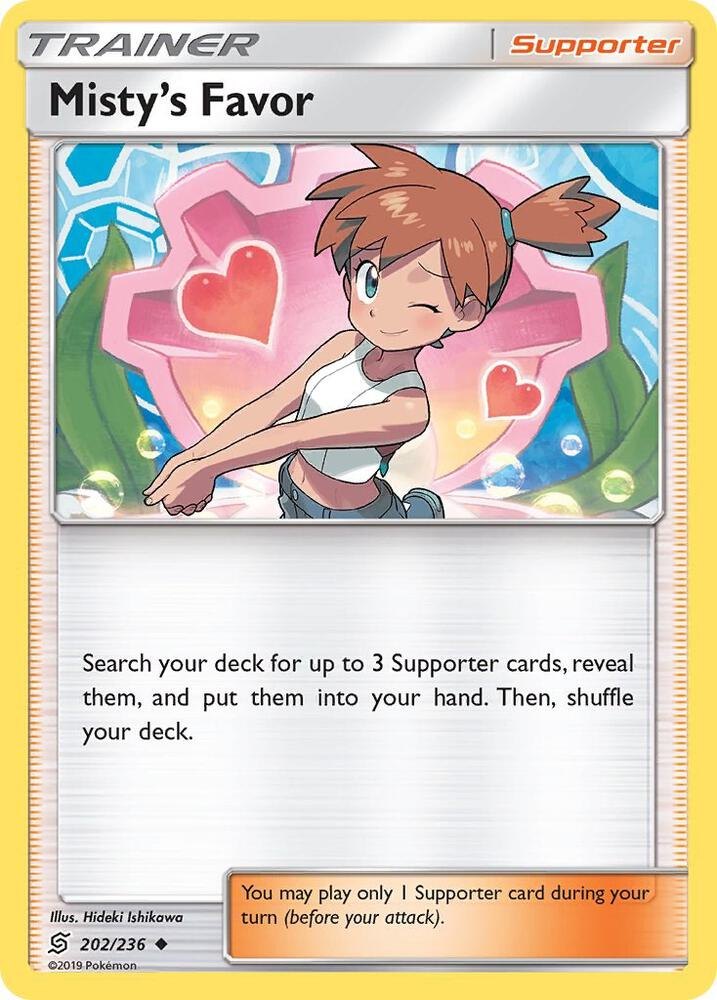 Misty's Favor - 202/236 - SM - Unified Minds (SM11) (NM)