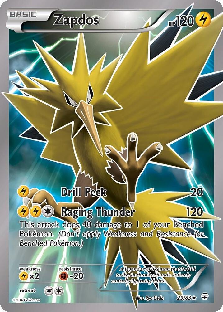 Zapdos - 29/83 - Generations (GEN) (LP)