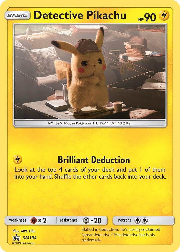 Detective Pikachu - SM194 - SM194 - SM Promos (SMP) (LP)