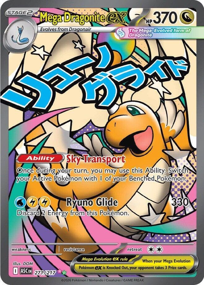 Mega Dragonite ex - 271/217 - ME: Ascended Heroes (ASC) (NM)