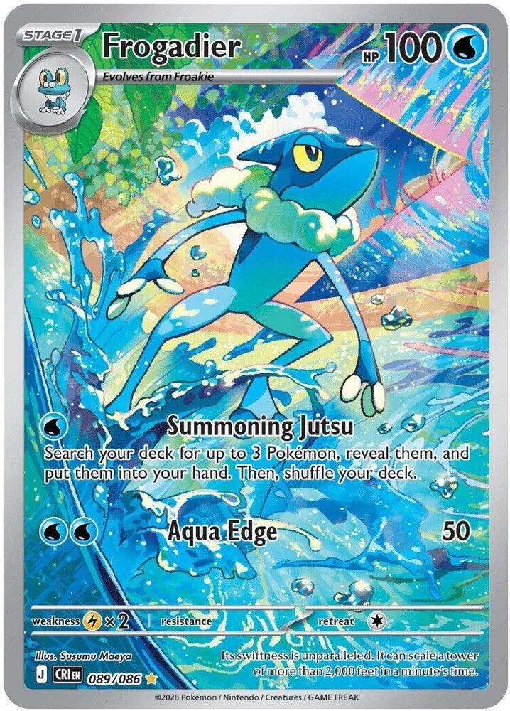 Frogadier - 089/086 - ME04: Chaos Rising (CRI) (NM)
