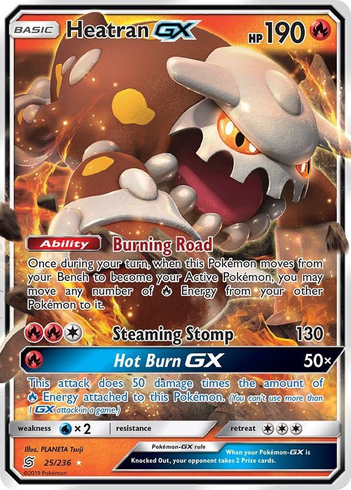 Heatran GX - 25/236 - SM - Unified Minds (SM11) (NM)