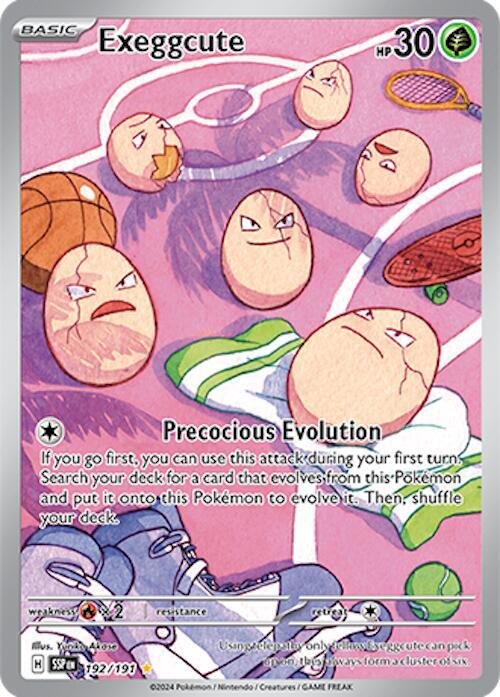 Exeggcute - 192/191 - SV08: Surging Sparks (SSP) (NM)
