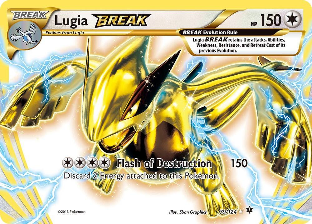 Lugia BREAK - 79/124 - XY - Fates Collide (FCO) (LP)