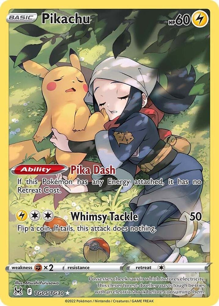 Pikachu - TG05/TG30 - SWSH11: Lost Origin Trainer Gallery (SWSH11: TG) (NM)