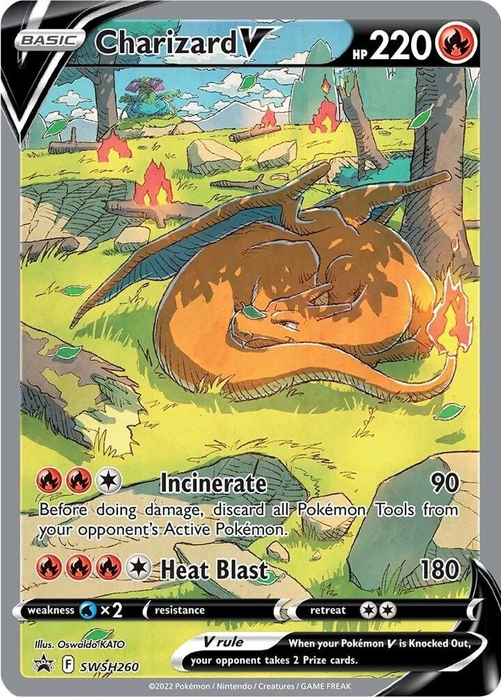 Charizard V - SWSH260 - SWSH260 - SWSH: Sword & Shield Promo Cards (SWSD) (NM)