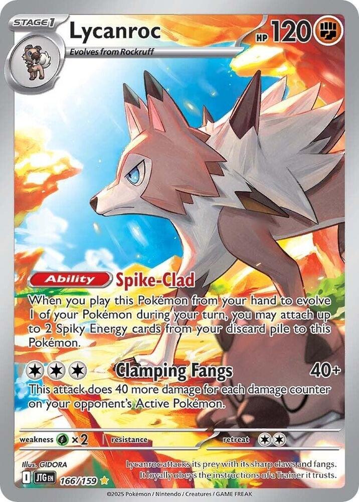Lycanroc - 166/159 - SV09: Journey Together (JTG) (NM)