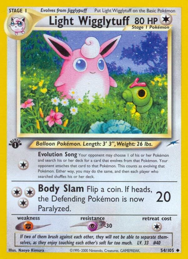 Light Wigglytuff (1st Edition) - 054/105 - Neo Destiny (N4) (LP)