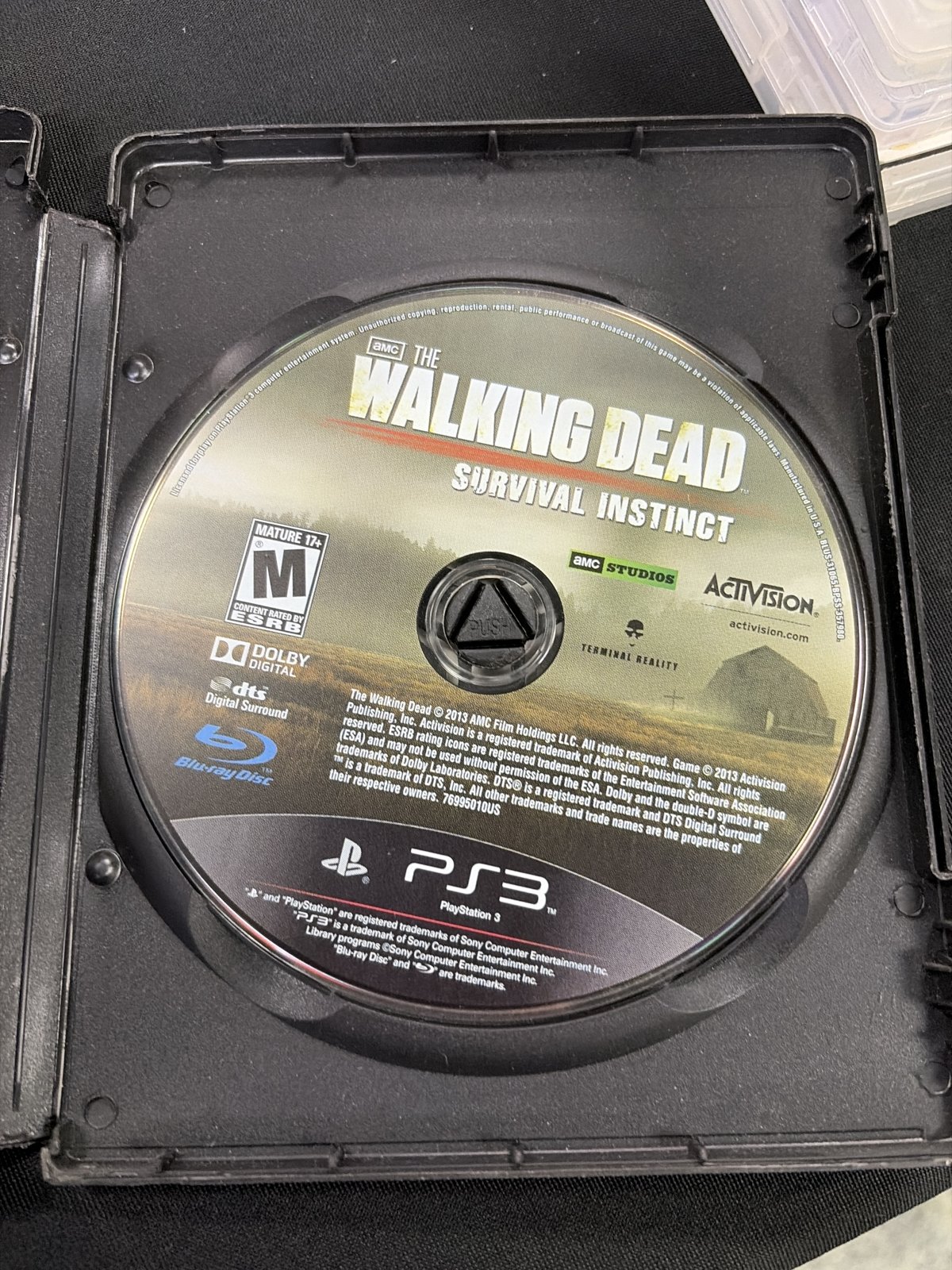 Walking Dead Survival Instinct disc only — PlayStation 3