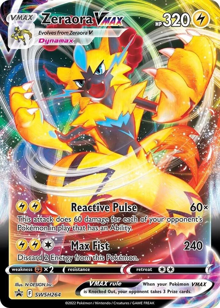 Zeraora VMAX - SWSH264 - SWSH264 - SWSH: Sword & Shield Promo Cards (SWSD) (NM)